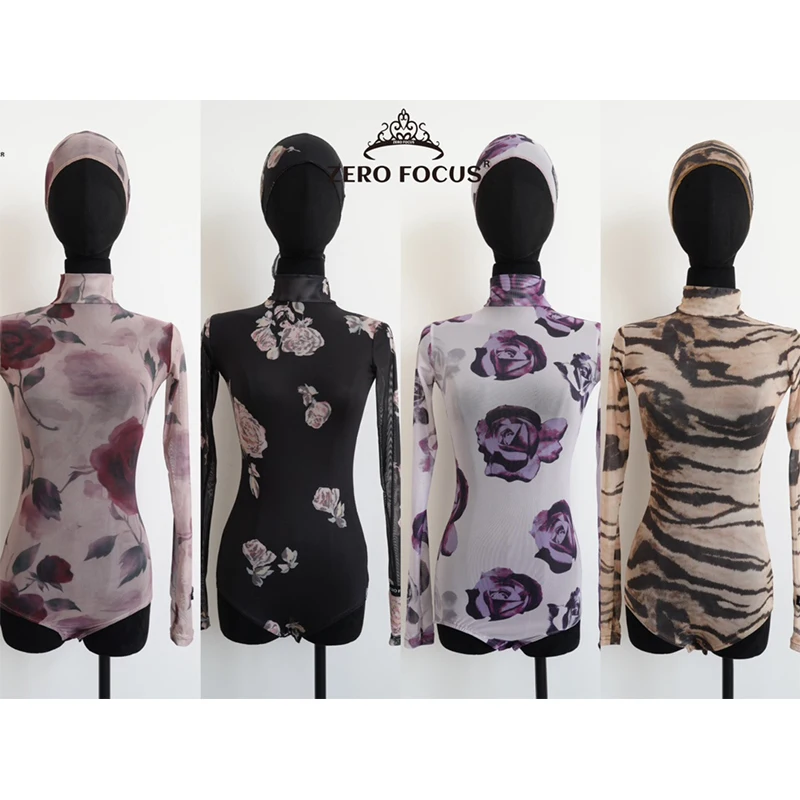 Nuovi vestiti da ballo latino sexy top in rete gonna con frange gonna da donna rumba tango costume da spettacolo di danza vestito da club per adulti DNV22187