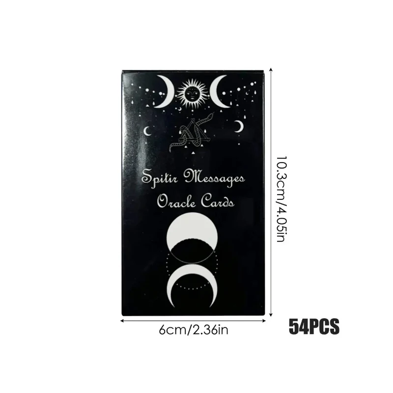 بطاقات أوراكل للرسائل الروحية مقاس 10.3 × 6 سم - مكونة من 54 بطاقة مع رسائل ملهمة من أدلةك #6