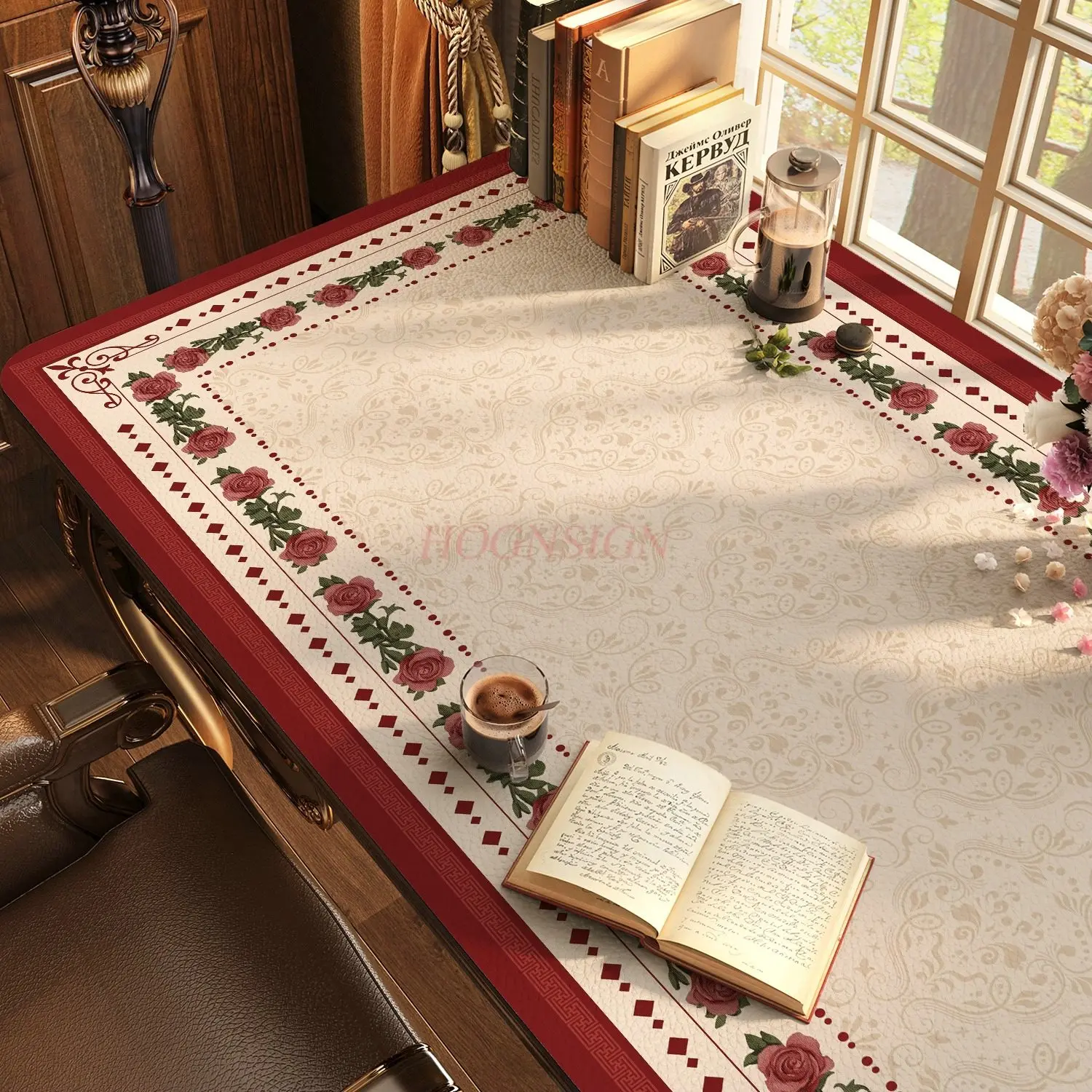 

1 шт. скатерть, легкая роскошь, высококачественное ощущение, письменный стол, учебный стол, защита глаз, настольный коврик, водонепроницаемый, маслостойкий, без стирки