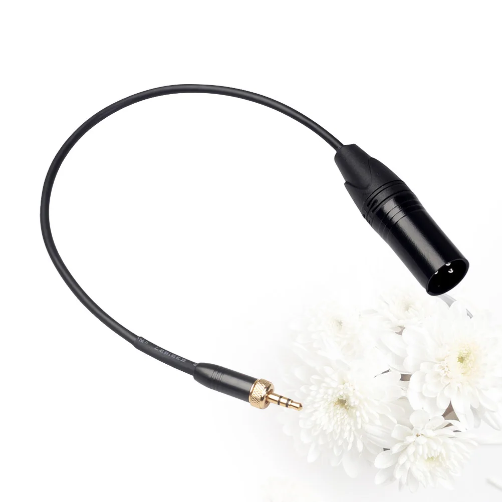 

Microphone Audio Adapter 0.3M Inner Thread 3.5Mm Male To Xlr Male Converter For Wireless Mic Cameras