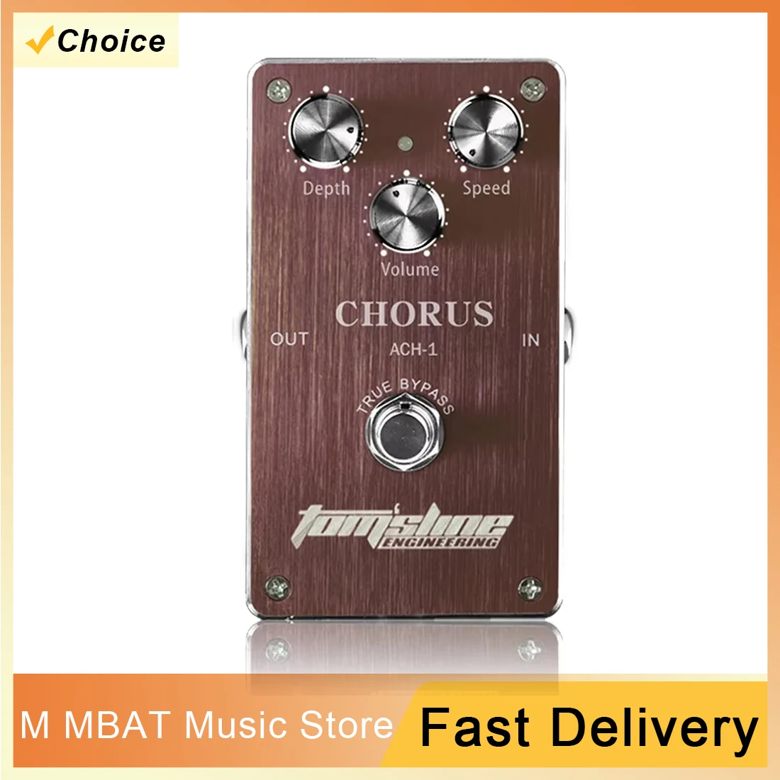 

Aroma ACH-1 Chorus Guitar Electric Effect Pedal Low Noise True Bypass Premium Effect Guitar Accessories