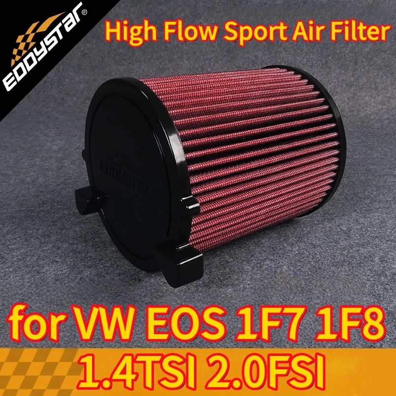 

Спортивный воздушный фильтр с высоким расходом для VW EOS 1F7 1F8 (03.2006-08.2015) 1.4TSI 2.0FSI Моющиеся гоночные впускные фильтры