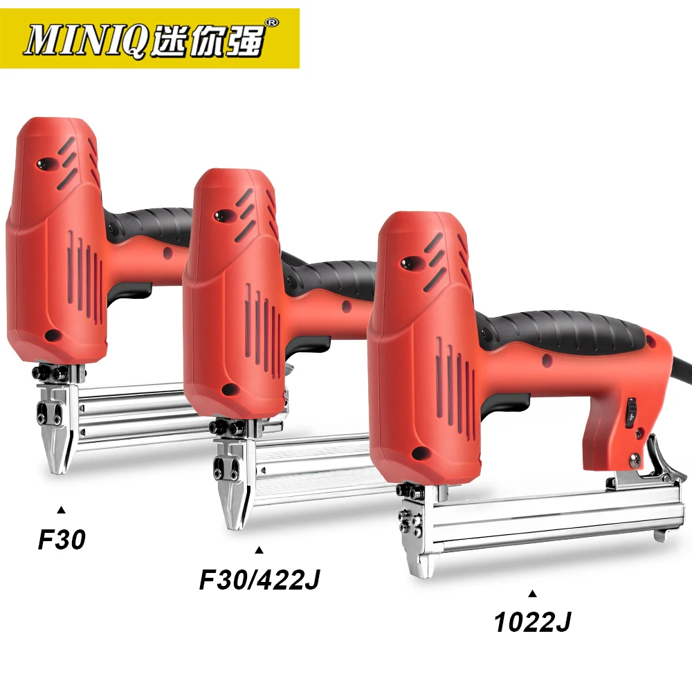 TAIMIMEI Electric Nailer 2 in 1 Staple Gun Framing Tacker U-Shaped Straight Nail Gun 1022J/F30/422J 6 speed Woodworking Tools