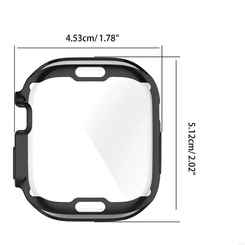 For Watch 49mm Shockproof Anti-scratch Cover TPU for Shell Bumper for Case