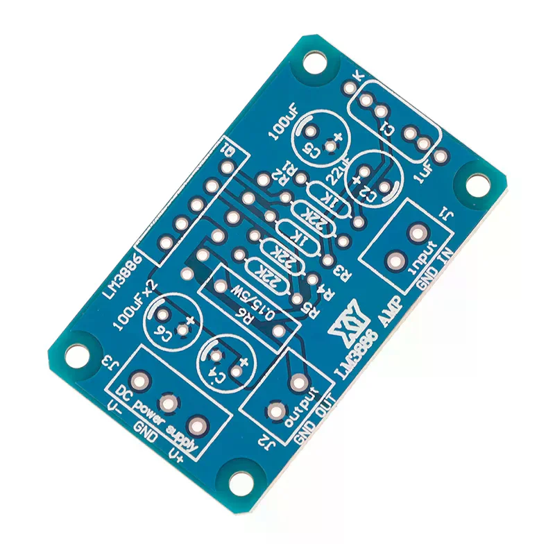 1/2/3/5pcs DC ±20-28V 68W LM3886TF HIFI Power Amplifier Board PCB Parallel Bare Board
