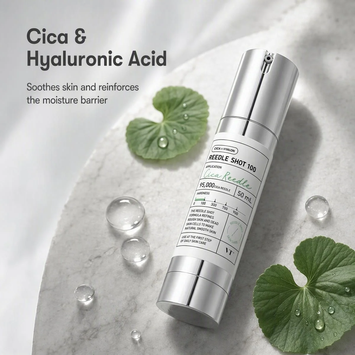 COSMETICS CICA Reedle Shot 100 Essence | Daily Face Essence for Soft Skin, Centella Complex, Hyaluronic Acid, Green Propolis Ext