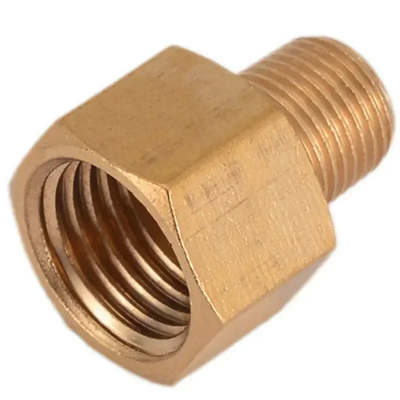 Adaptador de BSP-NPT 1/8 macho BSPT a 1/8 hilo femenino conector de cobre adaptador de acoplador herramienta de instalación de tuberías de enchufe de latón