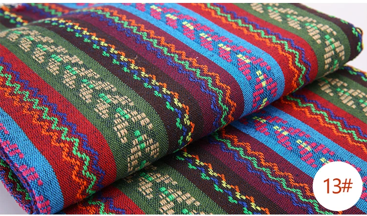 Teramila Baumwoll-Leinen-Stoff im Ethno-Stil für Hotel- und Bar-Tischdecken, Kissen, Sofabezüge, Textil-Patchwork, Vorhänge und Dekorationsmaterialien – Detail 26