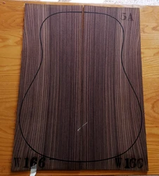 5A Rose guitar back/side board All-Solid acoustic Guitar making material accessories Solid Woods