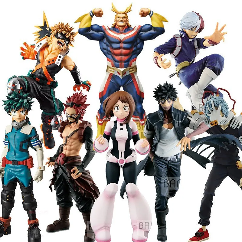 My Hero Academia Anime Figure Shoto Bakugou Boku Izuku Duke Pvc Large Action Figures Anime Character Gift Collection Series