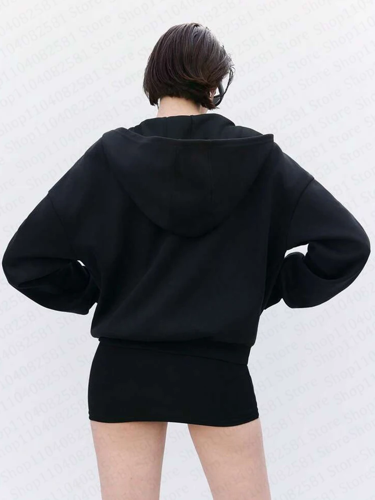 Y2K Herbst und Winter neue Herren- und Damen-Nische ausgehöhlte Kapuzenjacke Reißverschluss-Hoodie Hip-Hop-Streetwear Emo im amerikanischen Stil