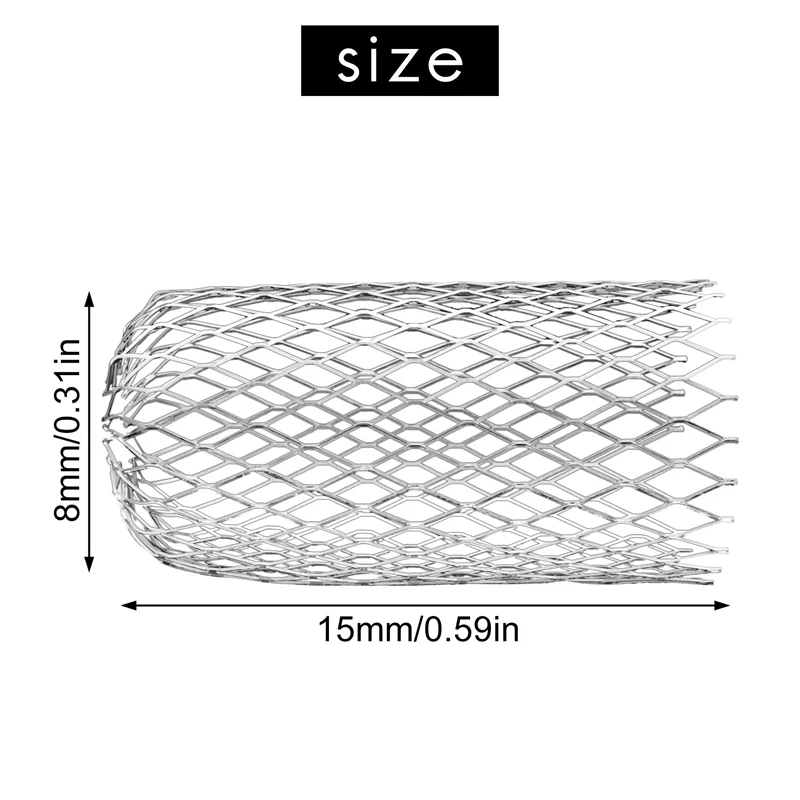 Expansível Alumínio Filtro Filtro, Gutter Guard para Parar Bloqueio Folhas, 6 Pack, 3"