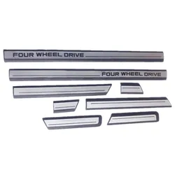 8Piece Car Body Door Protector Trim for Toyota Land Cruiser LC80 FZJ80 4500 1989-1996 Anti-scratch Protection Plate Strips