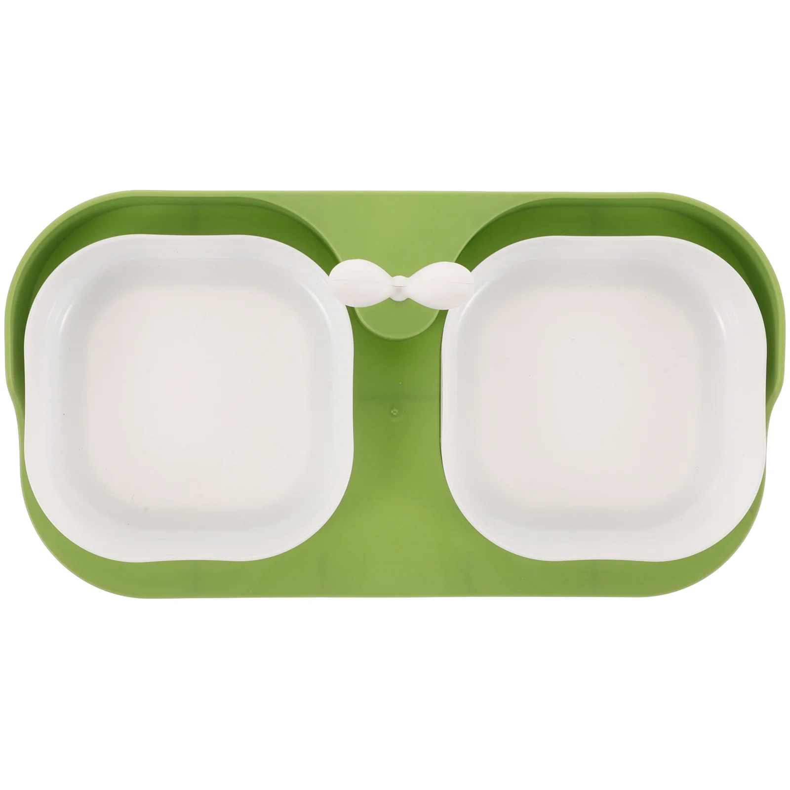 

Plastic Pet Bowl for Cats Dogs Non-Slip Food Water Container Sturdy Easy Clean Feeding Bowl for Puppy Kitten Indoor Daily Use