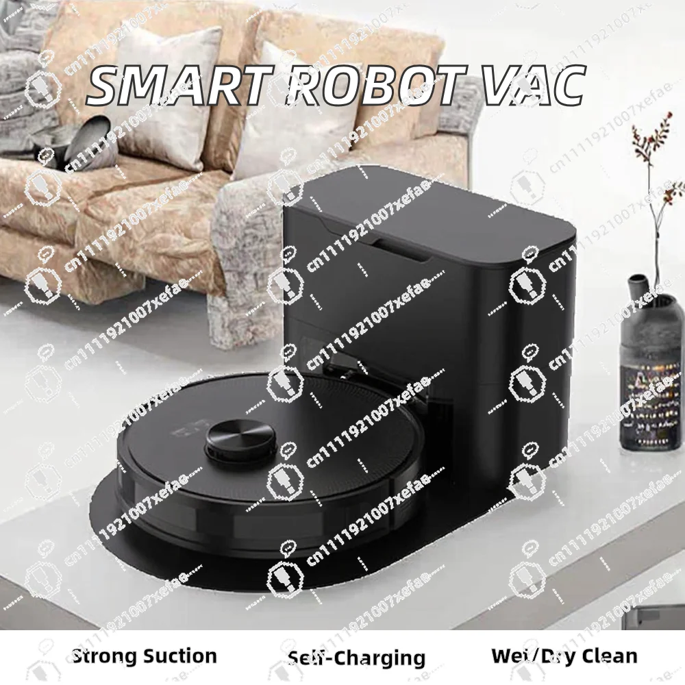 Automatic Smart Home Robot Vacuum Cleaner HEPA Filter Wet/Dry Cleaning Home High Suction Brushless Motor