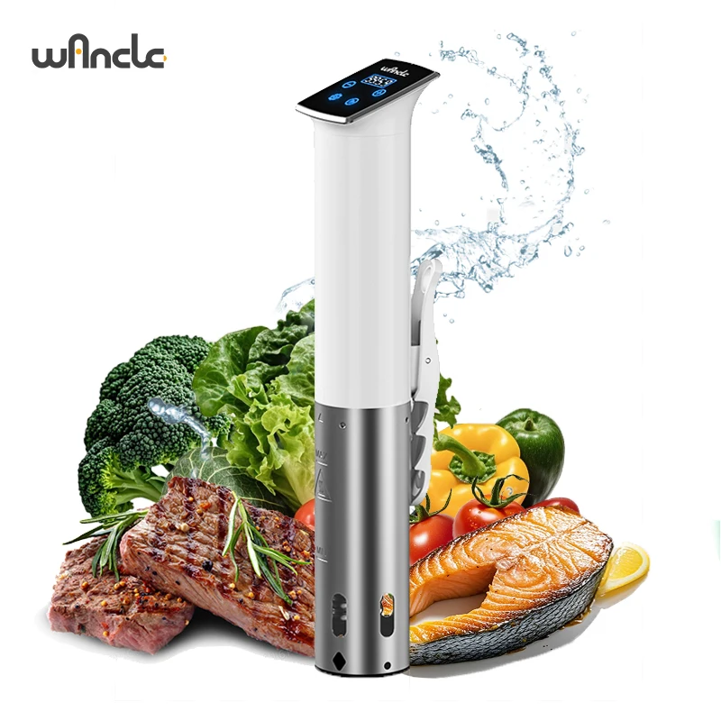 

Wancle 1100W Vacuum Sous Vide Cooker IPX7 Waterproof Immersion Circulator Slow Cooker Machine With LED Digital Accurate Control