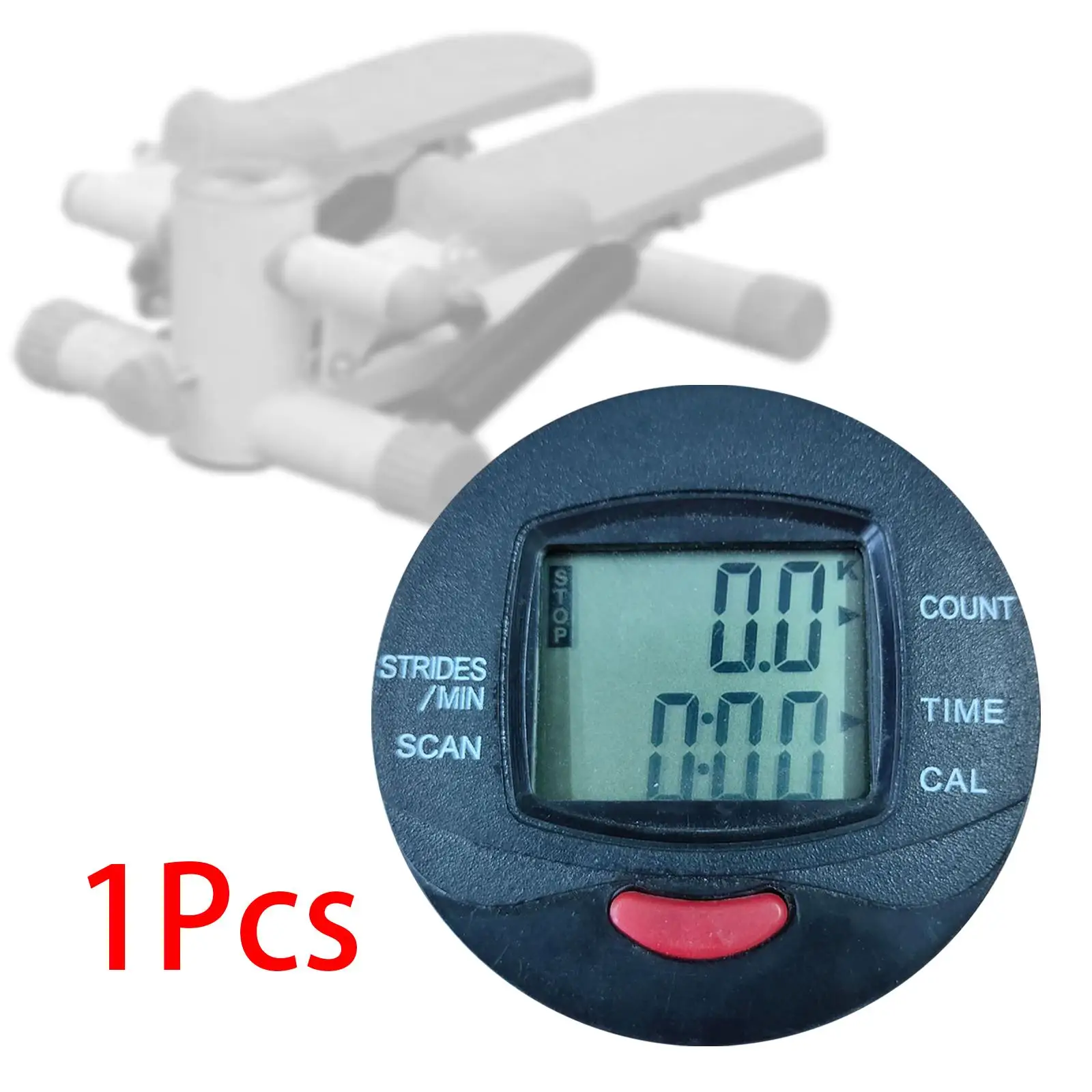 Multi Function Pedometer Counter Display Speed Meter Fits Step Machine, Abdominal Device, Stepper, Riding Machine Counting