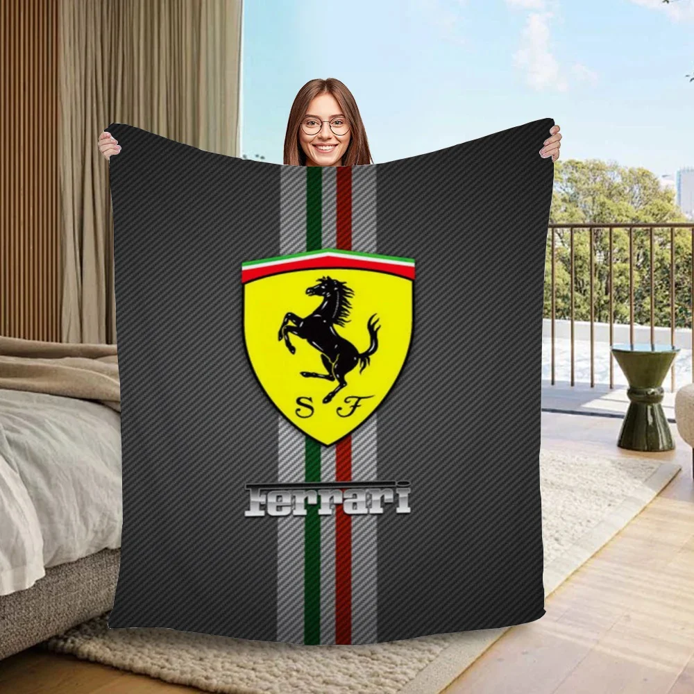 Ferraris Cute Throw Blanket for Sofa Luxury Blankets Thin Wadding Blanket King Size Bed Blankets and Throws Home Interior Nap &