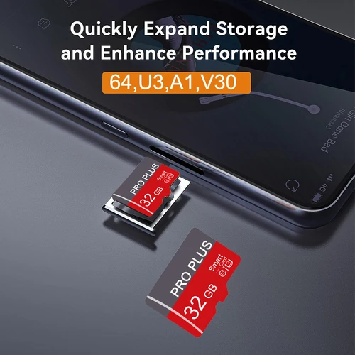 Imagen 2 del producto Tarjeta de Memoria de 128 GB/64 GB/32 GB/16 GB/8 GB/4 GB/2 GB/1 GB con Adaptador - A1 C10 Clase 10 UHS-I, Compatible con Video 4K Ultra HD para Tableta, Cámara