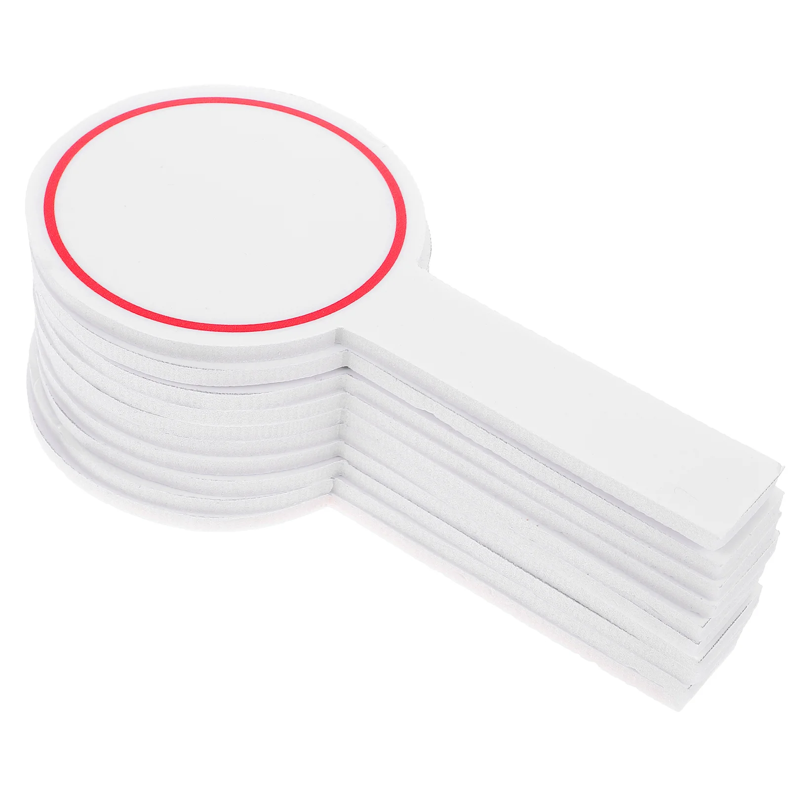20 Pcs Mini Blank Calling Board Auction Children's Classroom Voting Mixed Colors 20pcs Whiteboards Small Dry Erase Kt