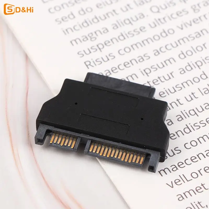 محول Slimline لـ SATA ، 7 + 15 المسلسل ، 22Pin ، ذكر إلى سليم SATA 7 + 6 ، 13Pin أنثى ، اكسسوارات إلكترونية ، 1 قطعة