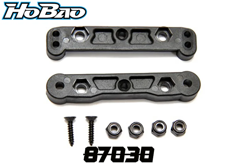 Juego de soporte de brazo de suspensión delantera Original OFNA/HOBAO RACING 87030 para BUGGY 1/8 HYPER 7 TQ / PBS
