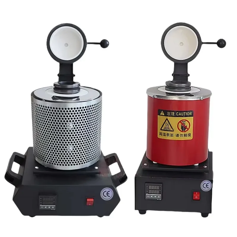 Heat Insulation Anti-Scald Portable Precious Metal Smelting Equipment Standard  Crucible Special Melting Furnace