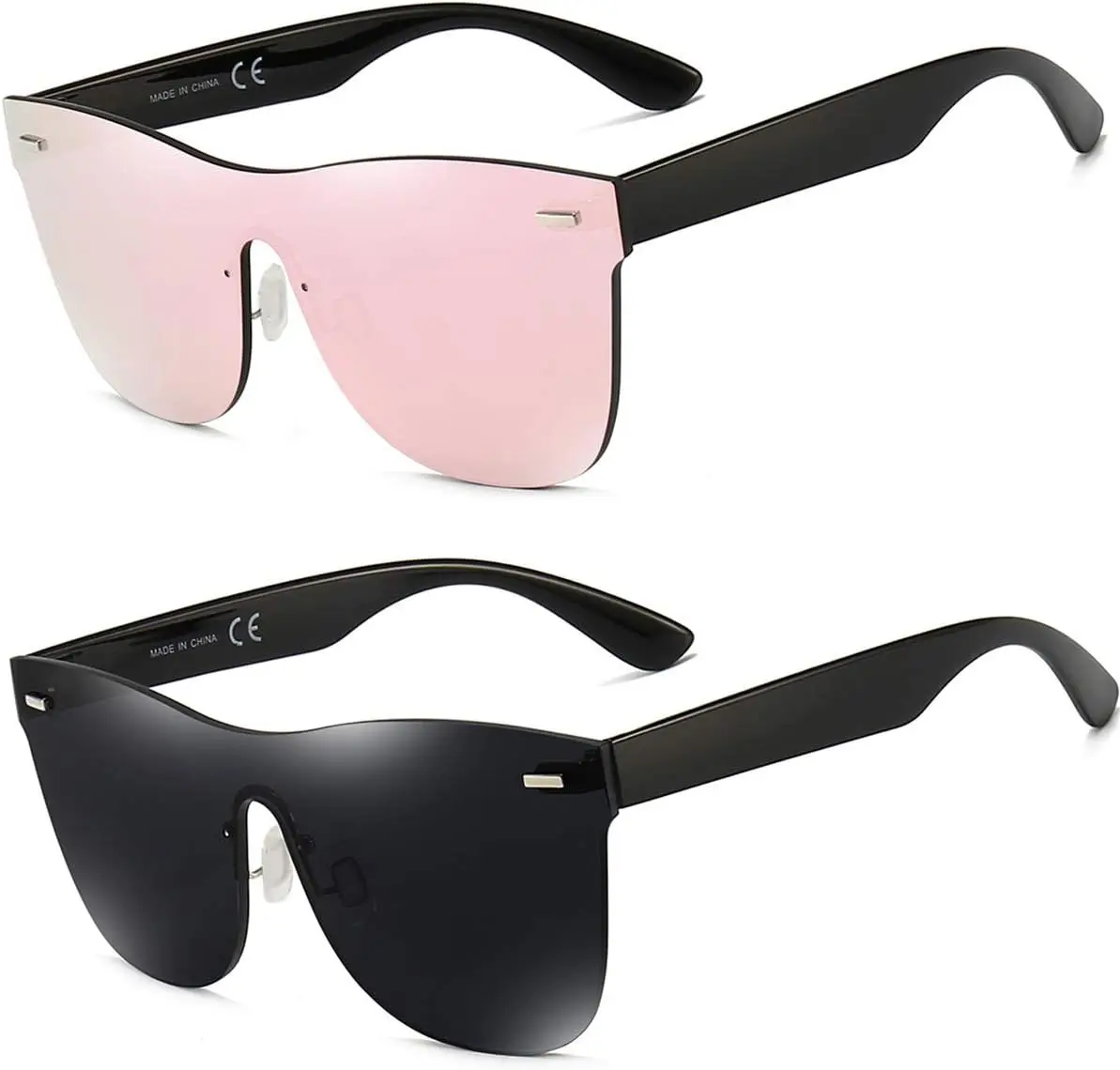 

Ретро-солнцезащитные очки для женщин и мужчин, модные квадратные безрамные очки, классические солнцезащитные очки с защитой от ультрафиолета UV400