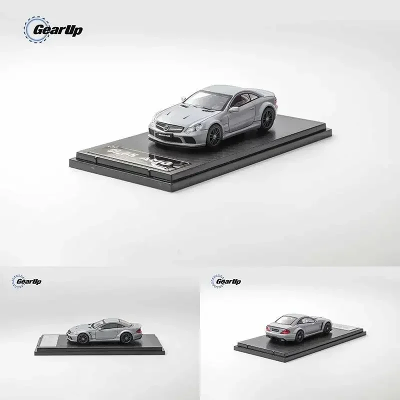 Przedsprzedaż GUM 1:64 SL65 Black Series R230 V12 Diorama Model Samochodu Kolekcjonerski Miniaturowa Zabawka Gear Up GUM