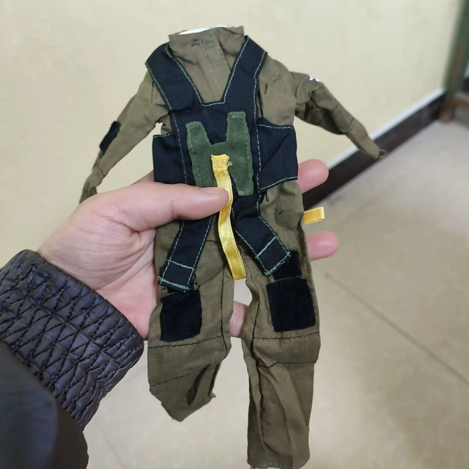 1/6 Scale Action Figure Accessory Male Clothes Pilot Coverall Suit Pilot uniform Jumpsuit Coat Fi 12Inch Hottoys 1/6 Body Figure