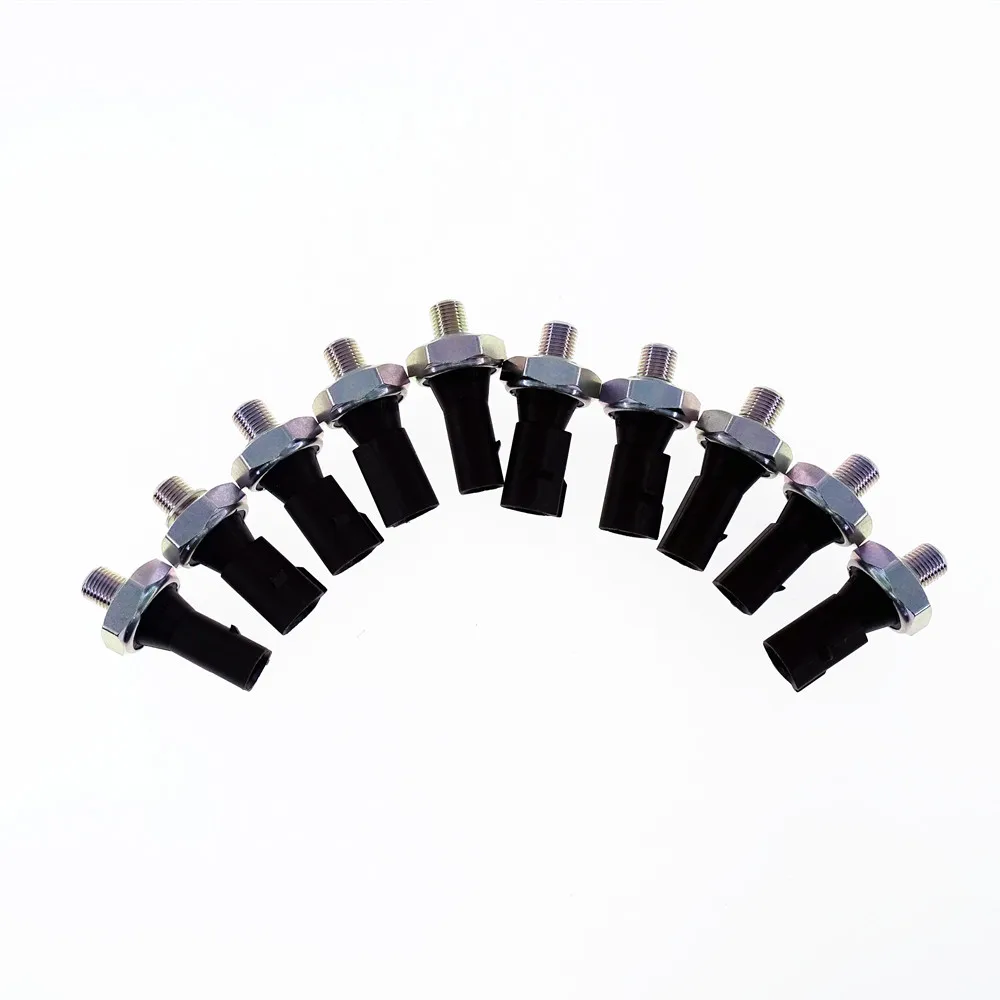 10 Stück 038919081H Öldrucksensor-Schalter Braun für A2 A3 A4 Q3 TT Bora Passat B6 B7 Golf MK4 2-polig 038 919 081H – Detail 1