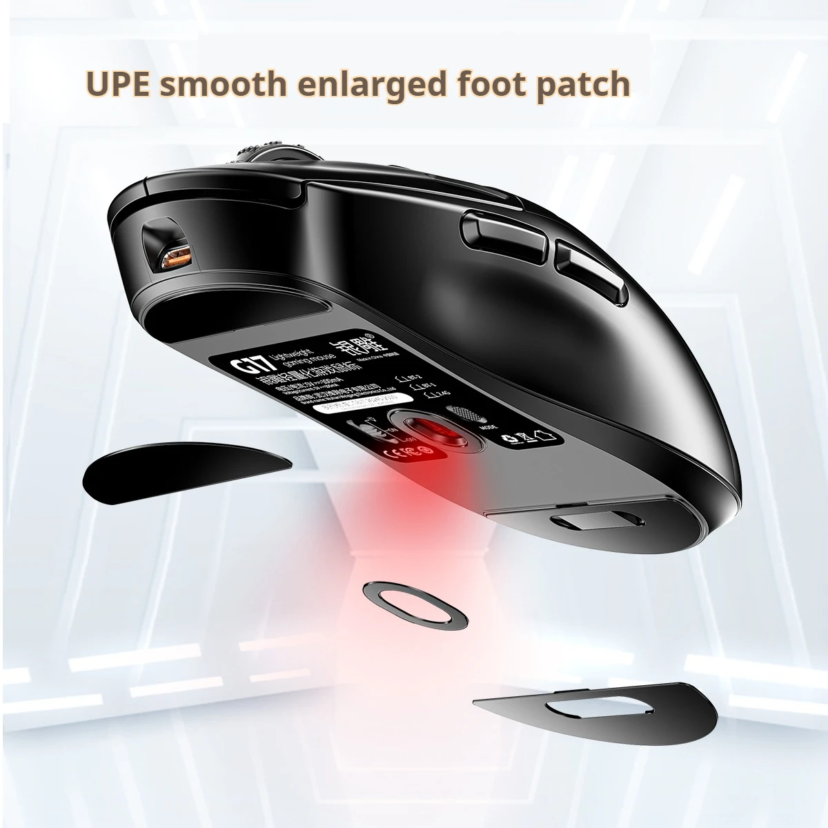 Wireless The Third Mock Examination Mouse Hollow Out Lightweight Design Is Suitable For Electronic Game Players Business Office