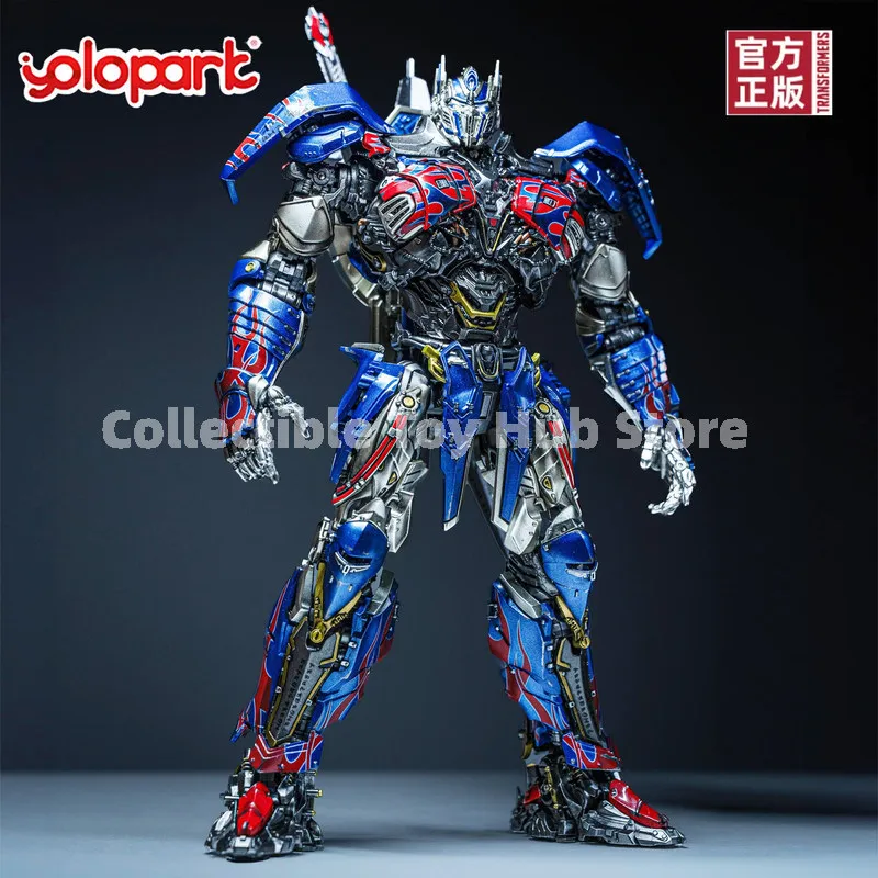 Auf Lager: Transformers – The Last Knight, Optimus Prime, Modellbausatz, bewegliche, leuchtende Mecha-Actionfigur, Sammlerstück, Geschenk für Fans.