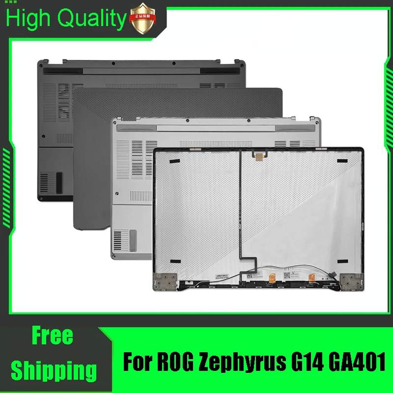 per-laptop-rog-zephyrus-g14-ga401-coperchio-posteriore-cornice-frontale-poggiapolsi-scocca-superiore-e-inferiore-nero-argento