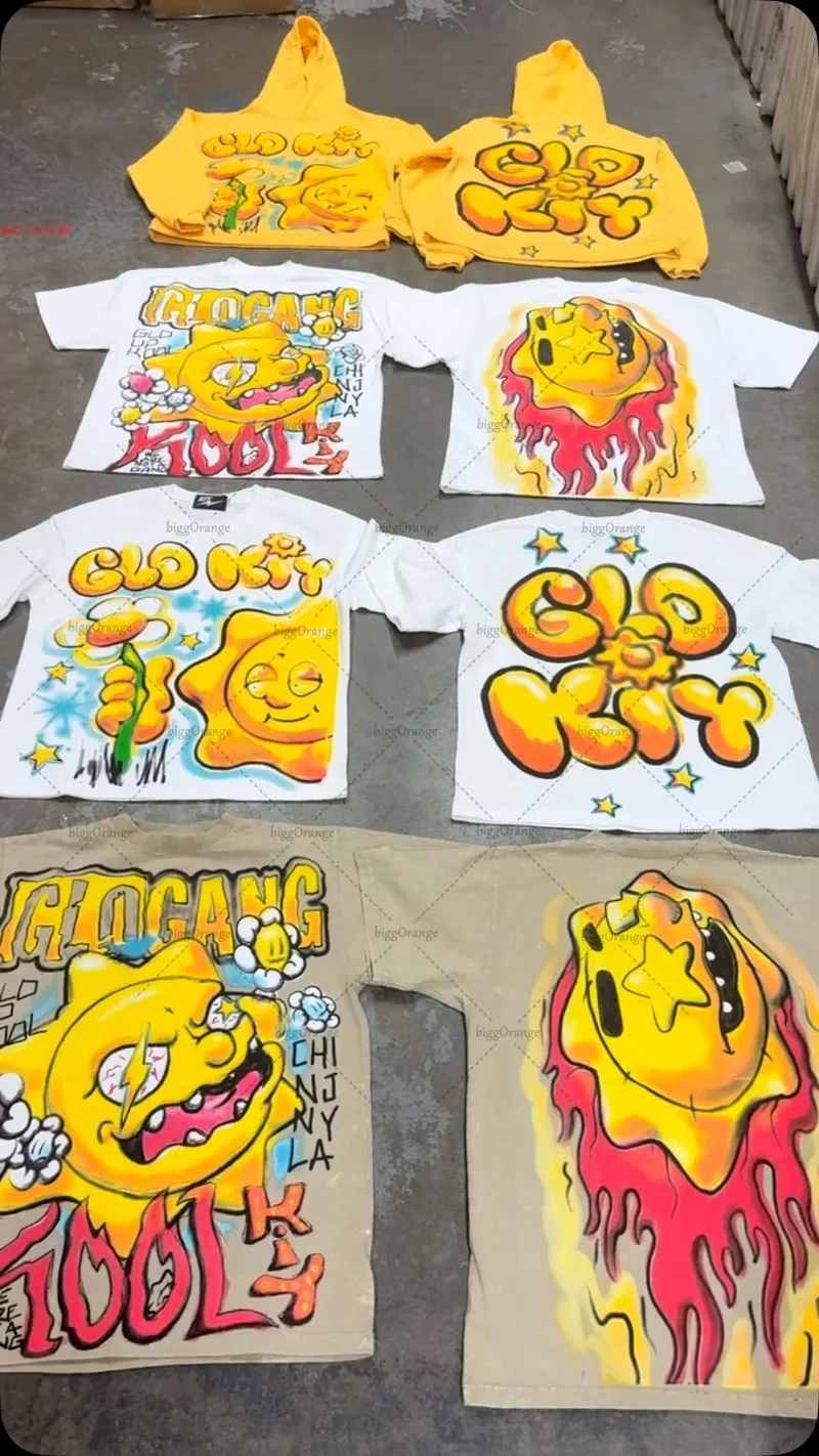 

Новая модная американская ретро забавная камуфляжная футболка большого размера в стиле хип-хоп Harajuku Y2K уличная одежда топ мужские свободные с короткими рукавами