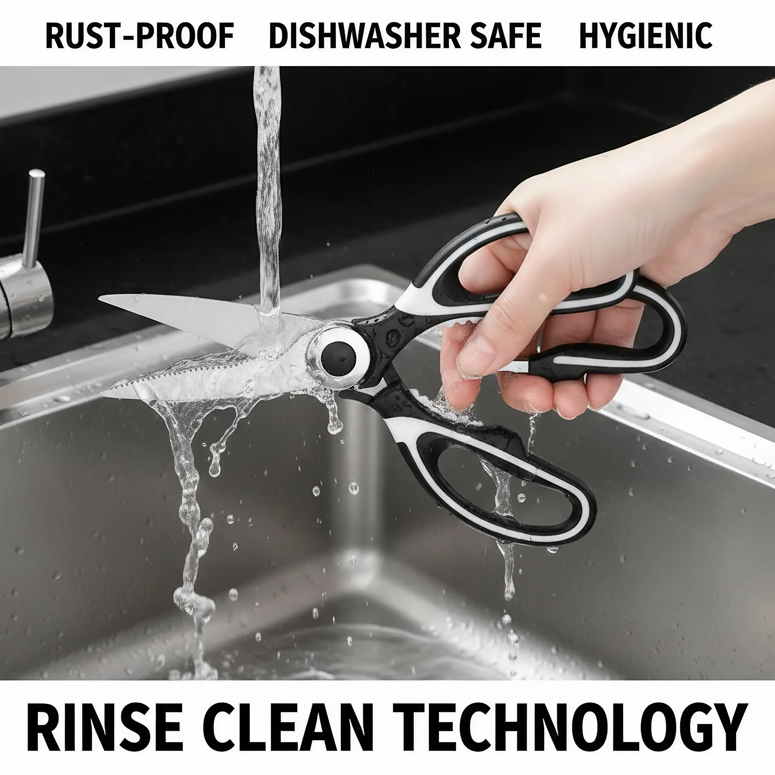 Outdoor & Camping Multi-Tool Scissors, Portable & Tough. 22cm, for Emergency & Home Use