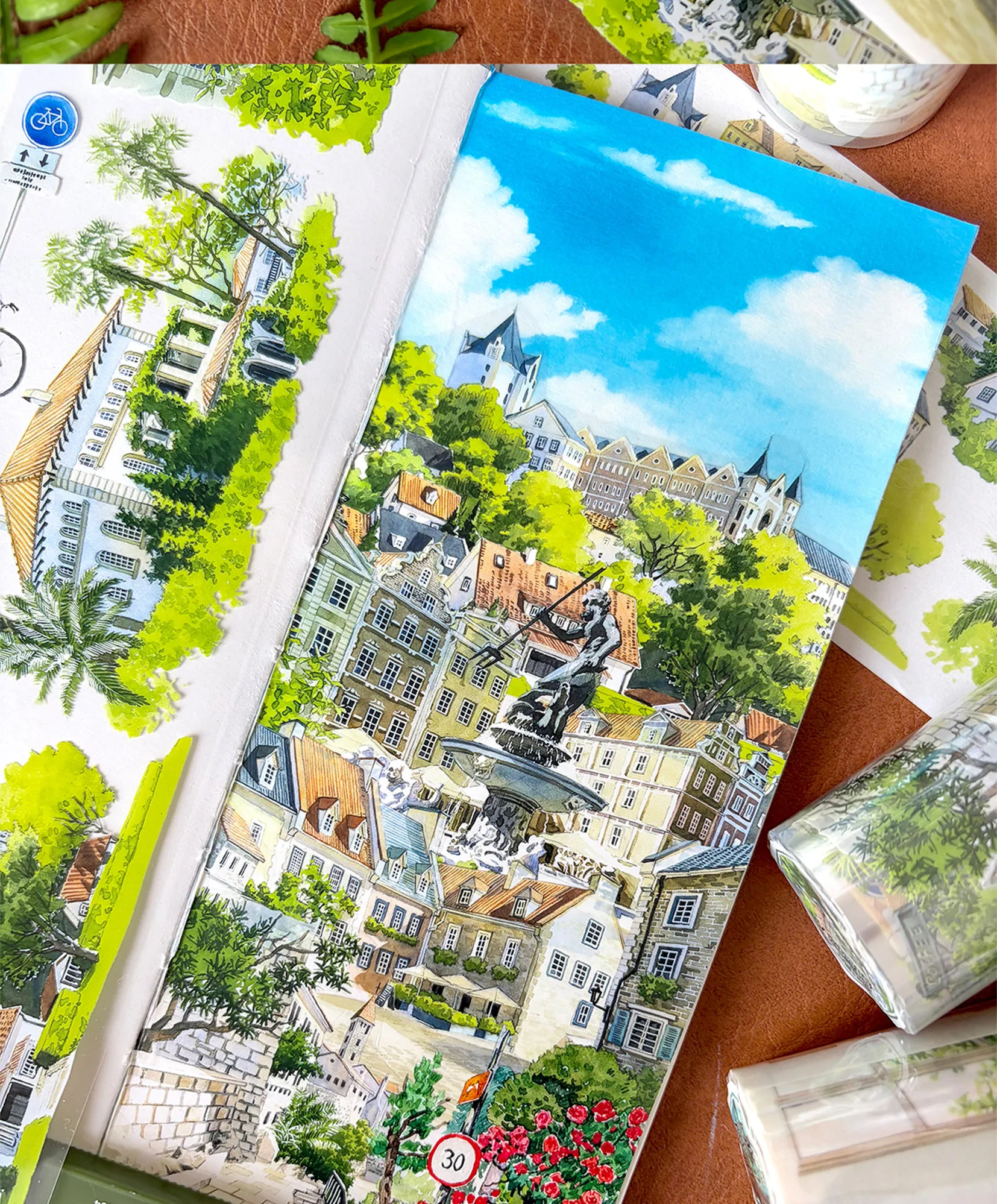 

New landscaping civilization footnote ninth window European architecture interior room NEWjournal washi masking tape PET sticker