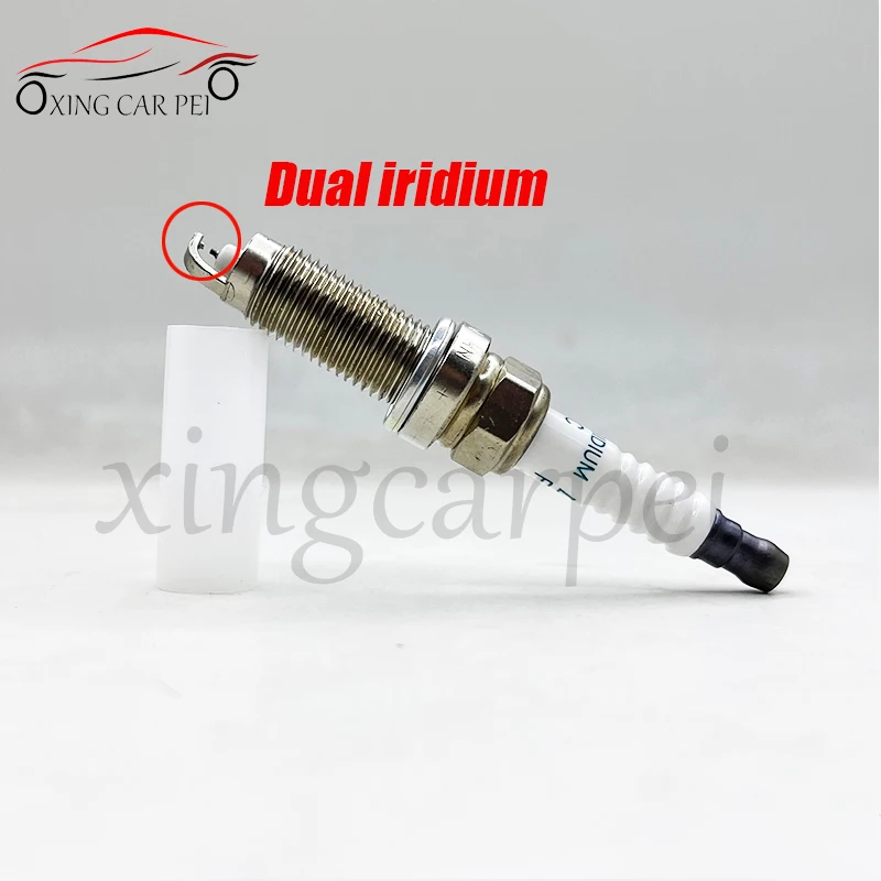 4PCS 22401-3TA1B FXE20HE11C Dual Iridium Spark Plug For Nissan Auto Part