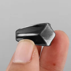 Stainless Steel Retro Curved Irregular Simple Rings Men's Hip Hop Charm Boutique Creative Versatile Jewelry Gifts Wholesale
