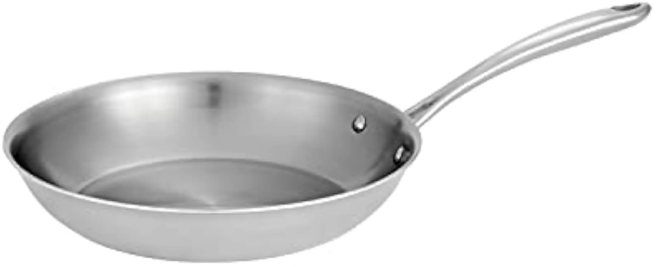 

10-Inch Tri-Ply Stainless Steel Frying Pan, Induction-Ready & Dishwasher-Safe for Even Cooking