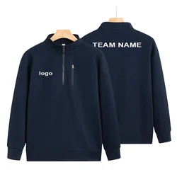 customized LOGO New Men's Sweatshirt Arm Zipper Men's Pocket Zipper Long Sleeve Casual Sports Shirt LS-GT2519