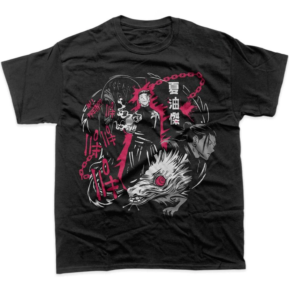 

Мужская футболка с рисунком аниме «Jujutsu Kaisen Suguru Geto», лето 2026, модная уличная повседневная уличная одежда большого размера Y2K