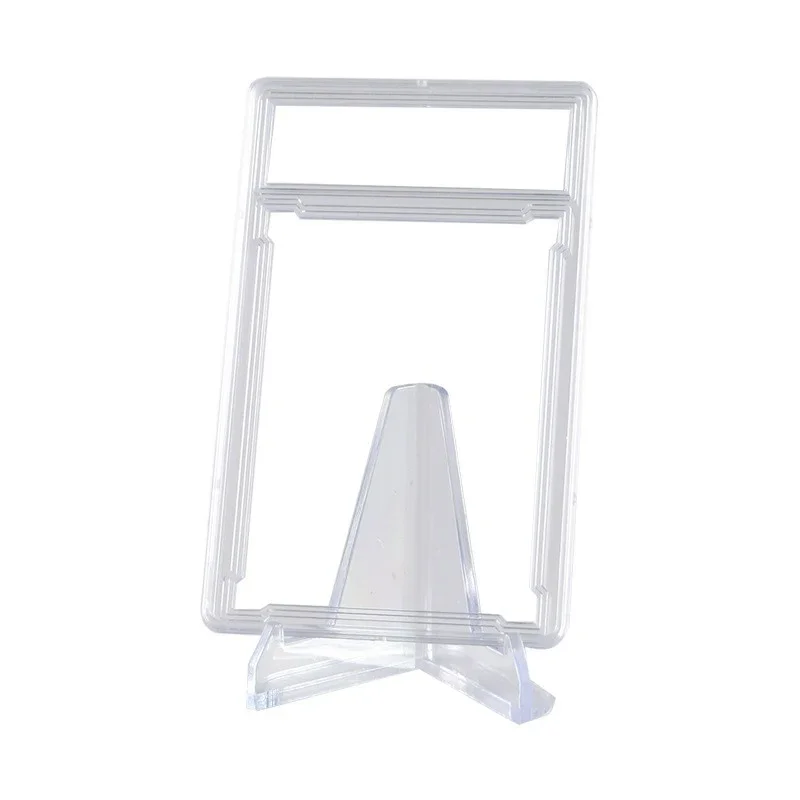 35PT غطاء بطاقة مغناطيسي شفاف حماة الأكمام الواقية عرض حالة المعبود صور البيسبول كرة القدم الرياضة بطاقات القياسية #5