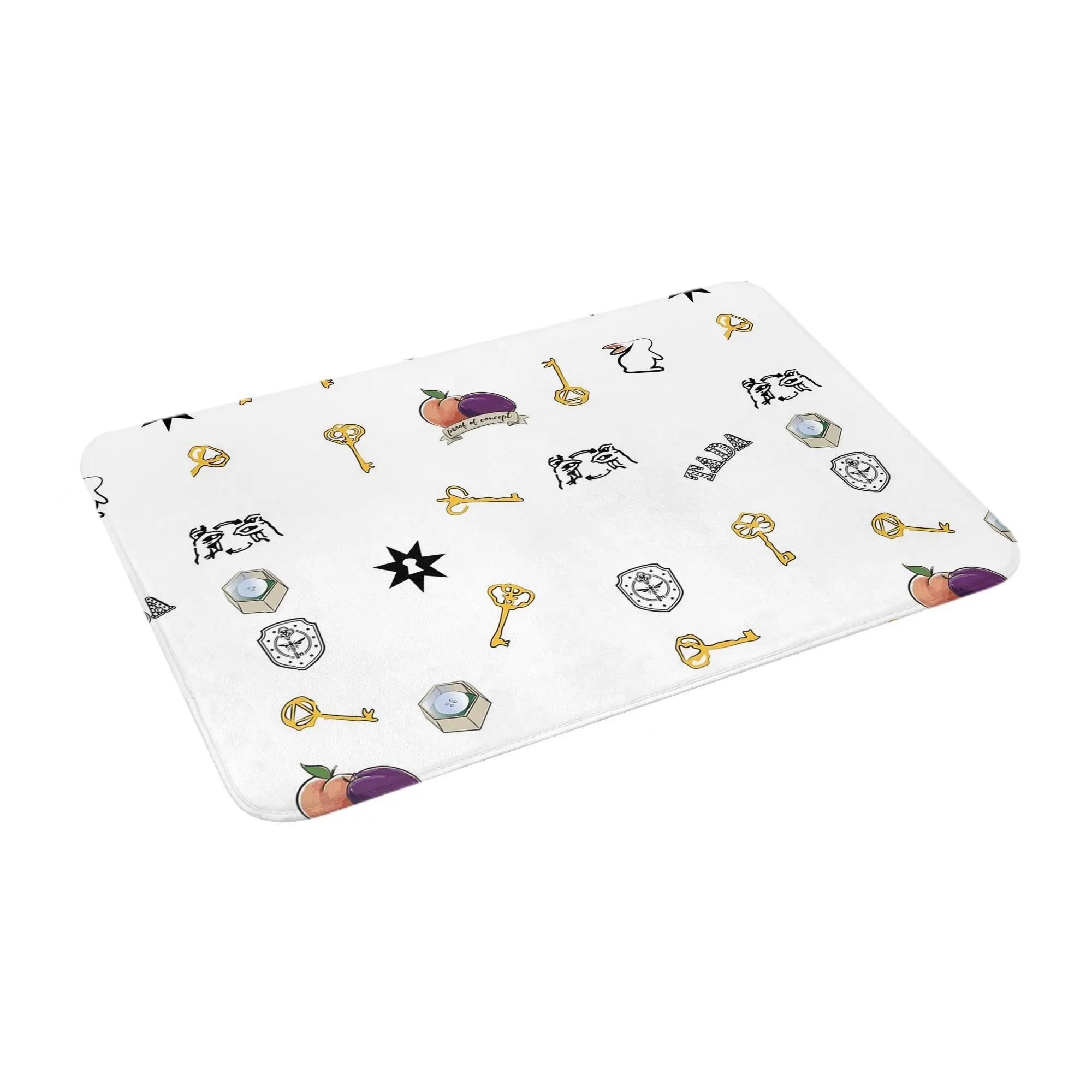 

Противоскользящий коврик для двери The Magicians Patern, напольный коврик, пыленепроницаемый ковер для кухни, входа, дома, гостиной, коврики для ног