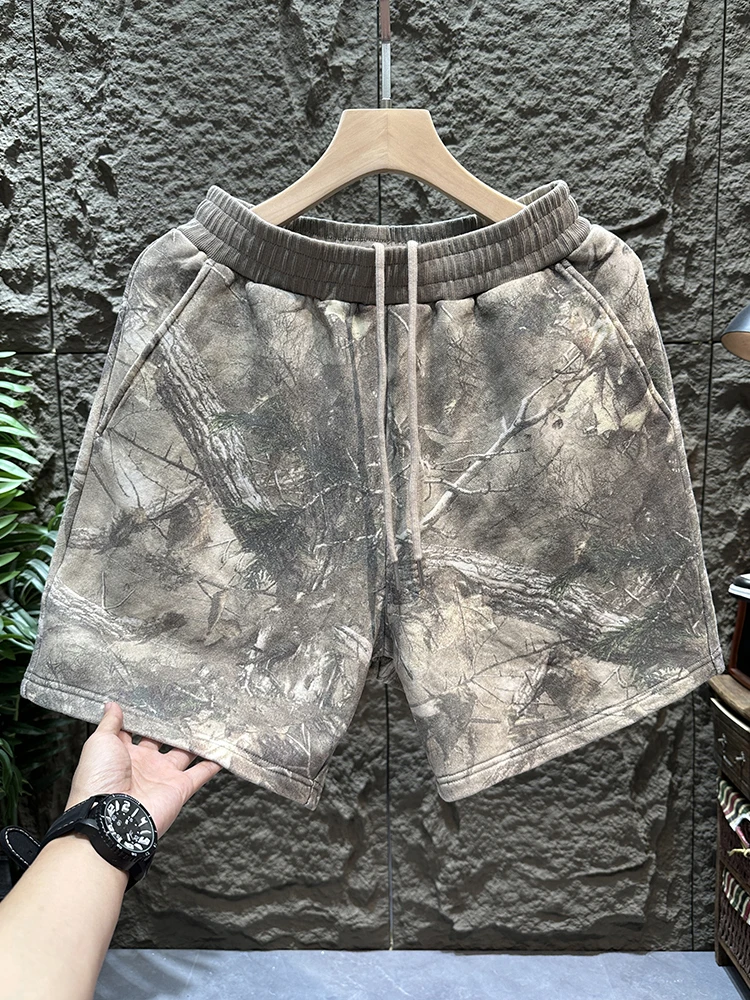 

Лето 202, мужские свободные брюки Spor Waed out в американском стиле ретро, повседневные брюки с эластичной резинкой на талии и прямыми штанинами