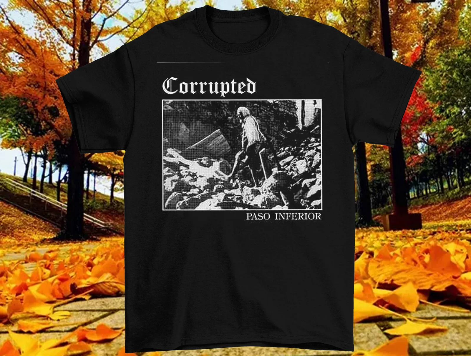 Vintage Corrupted – Paso Inferior T Shirt SHORT Sleeve CG319