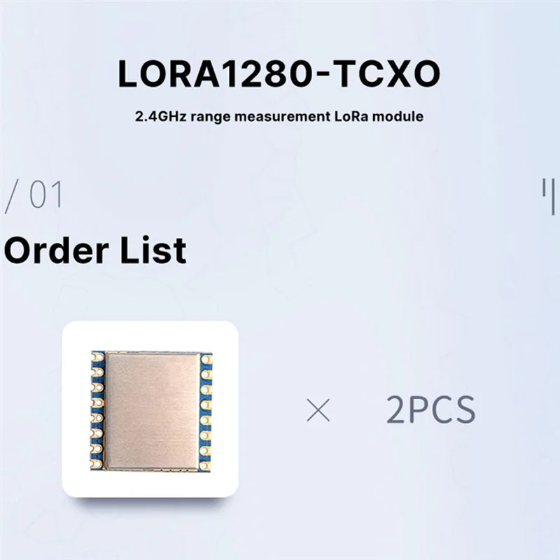 ABKI-LORA1280-TCXO Модуль измерения диапазона 2,4 ГГц Lora