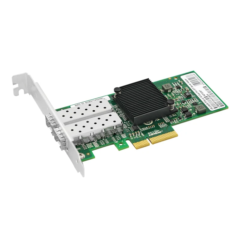 LREC9712HF-2SFP PCIe x4 محول خادم SFP ثنائي المنفذ 1G (Intel I350)