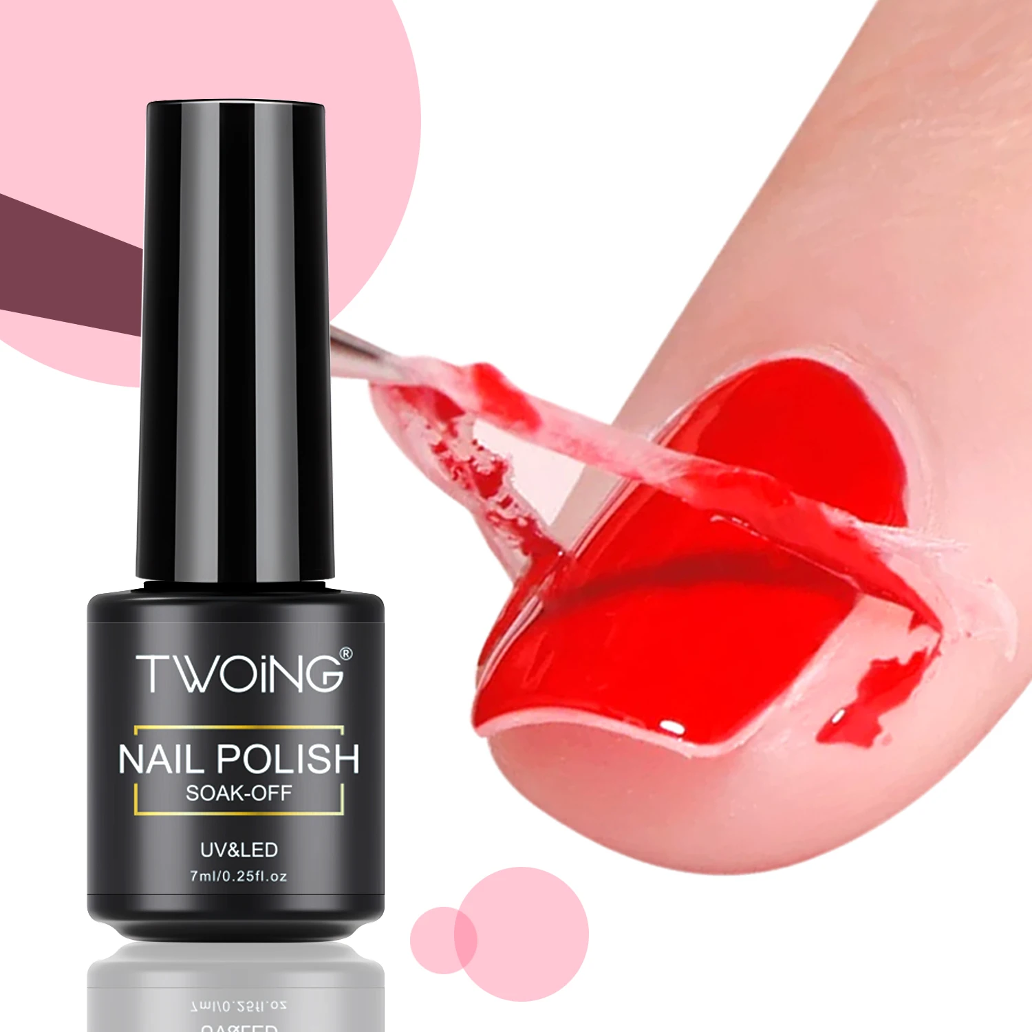 Nail Peel Off Liquid Anti-Overflow Glue Edge Latex Tape, Peel Off Cuticle Guard Nails Finger Lacquer Protector, Manicure Polish