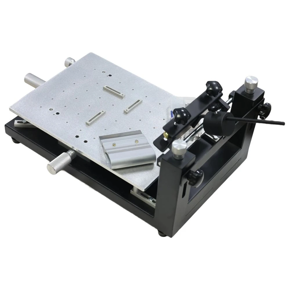 

PUHUI 300*400MM Manual precision screen printing table SMT patch manual PCB double panel